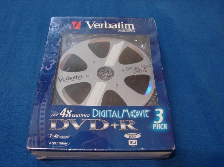 Verbatim 4X Certified Digital Movie Dvd R 3 Pack 1 4x compatible