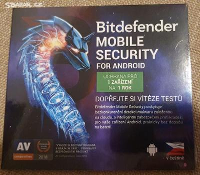 Bitdefender Mobile Security pro Android 2020 - 1 zařízení na 1 rok