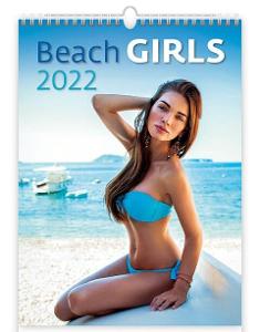 Nástěnný kalendář 2022 Beach Girls 24 x 33 cm