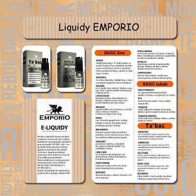 !!! e-liquid EMPORIO + HIGH VG 10 ml !!!