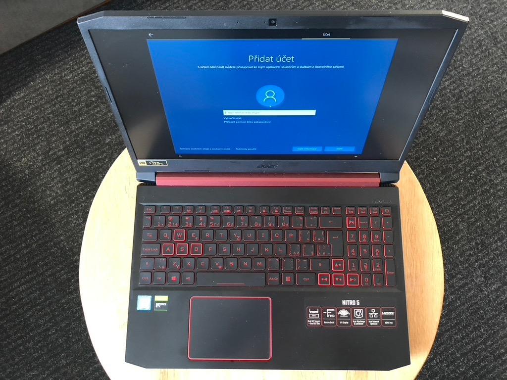 Herní notebook Acer Nitro 5 Obsidian Black - Počítače a hry