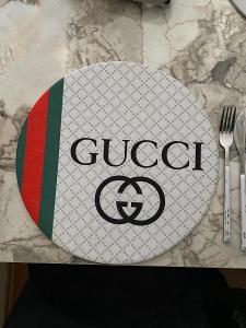 Gucci- 1 ks prostírání (podložka) pod talíř. Nové