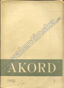 Akord, 1/1938, časopis, katolicky orientovaný měsíční