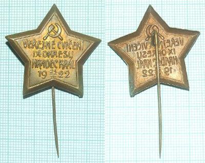 Odznak - Komunismus - Hradec Králové