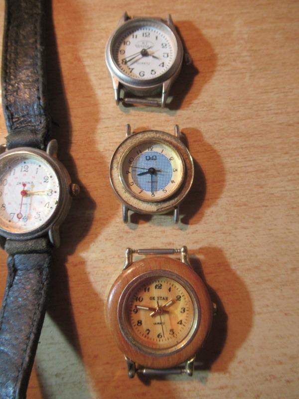 Staré dámské hodinky mix - Japan - 8 ks - Starožitnosti