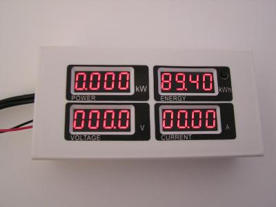 Voltmetr + ampérmetr 4v1 AC 80-260V / 100A