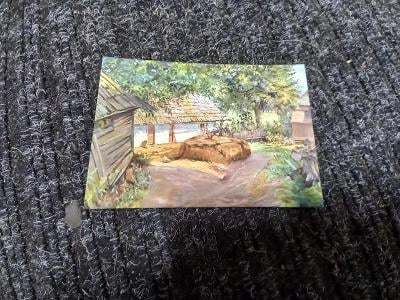 pohlednice Veno Veselý : Kabelova chalupa v Bojanově