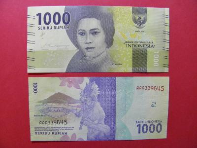 1.000 Rupiah 2016 Indonesia - P154 - UNC -  /J173/