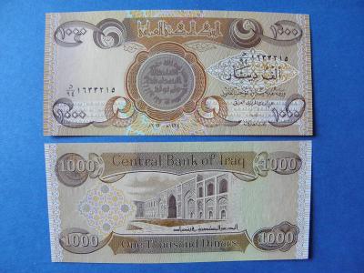 1.000 Dinars 2013 Iraq - sig.28 - P93b - UNC - /J181/