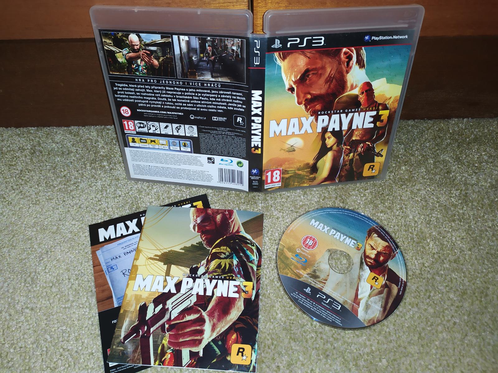 Max Payne 3 PS3 Playstation 3 - Hry