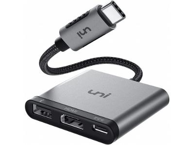 Adaptér USB C na HDMI 4K s 100W napájením PD, UMI