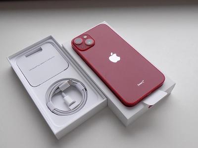 APPLE iPhone 13 256GB Red - ZÁRUKA - NEPOUŽIT