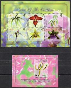 Nevis-Orchideje 2010** Mi.2464-2469+Bl.291 / 15 €