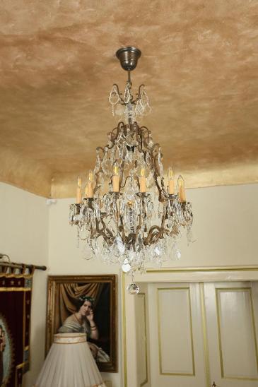 Párové křišťálové lustry Ludvík XVI - Starožitnosti