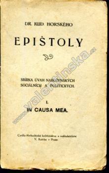 Epištoly: In causa mea