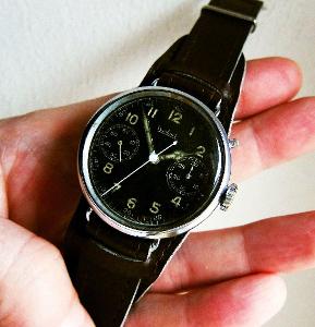 Legendární originál letecké hodinky Luftwaffe HANHART z roku 1938 TOP!