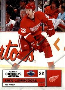 MIKE COMMODORE @ DETROIT RED WINGS @ Panini Contenders