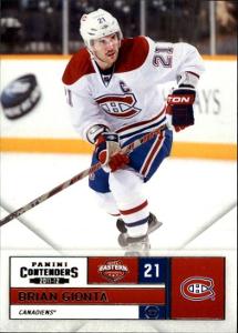BRIAN GIONTA @ MONTREAL CANADIENS @ Panini Contenders
