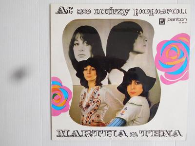 LP MARTHA A TENA - AŤ SE MŮZY POPEROU _ PANTON1975