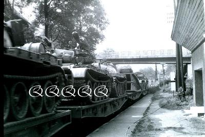 Tanky na železnici 1968 - Malá Veleň, Děčín - Benešov n. Pl.