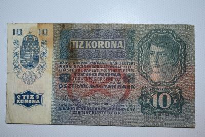 bankovka - Rakousko -Uhersko - 1915 - 10 koun