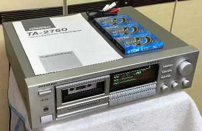 ONKYO TA-2760 Stereo Cassette Deck/HX PRO/Dolby NR B-C (Japan) 
