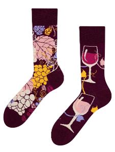 DEDOLES  veselé ponožky Červené víno  vel.39-42