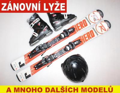 Dětské lyže ROSSIGNOL 100cm +boty Alpina 32EU +helma