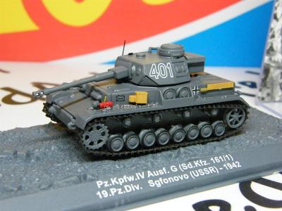 12/21 - TANK - Pz.Kpfw.IV Ausf G Sgfonovo USSR 1942  - ALTAYA 1:72