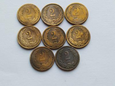 Konvolut mincí 8 ks R-U vzácné kousky
