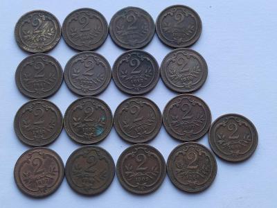 Konvolut mincí 17 ks R-U vzácné kousky !!!