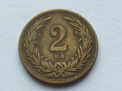 mince rakousko-uhersko 2 filler 1906 !!!