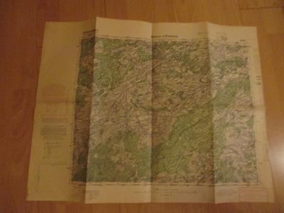 Stará mapa-Beroun a Hořovice-1938