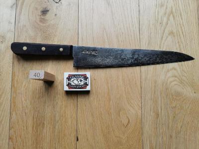 Garasuki - Japonský nůž v karbonové oceli se značkou nožíře