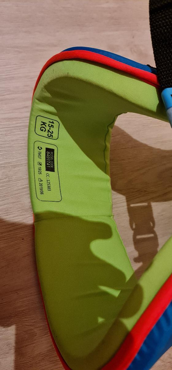 Dětská pěnová plovací vesta Swimvest (15 až 25 kg) modro-zelená
