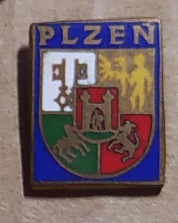 P114 Odznak Plzeň 1ks