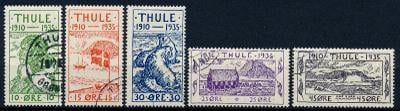 Grónsko ostrov Thule 1935 ʘ/Mi. 1-5 , komplet , /L22/