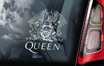 Queen / Freddie Mercury - samolepka na sklo auta