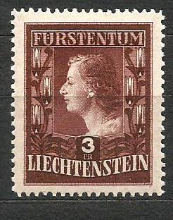 Lichtenstein - **,Mi.č.305A,zoub.12 1/2:12 /3667A/