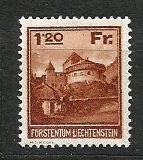 Lichtenstein - **,Mi.č.121,kat.Mi.350 EUR  /3664A/