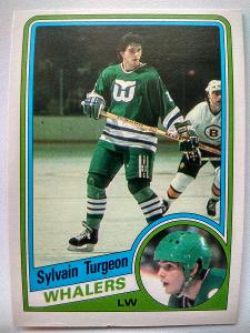 Sylvain Turgeon #Rookie#79 Hartford Whalers 1984/85 O-Pee-Chee