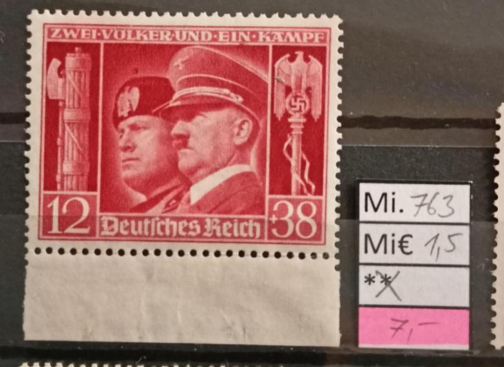 Deutsches Reich, DR Mi 763* - Známky