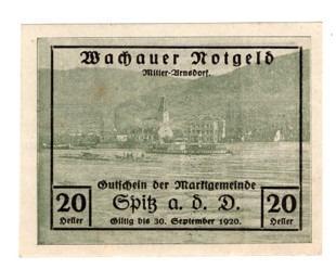 Rakouská nouzová bankovka v bezvadném stavu!