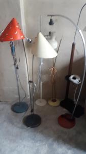 6x stojací lampa BRUSEL, možno i jednotlivě 