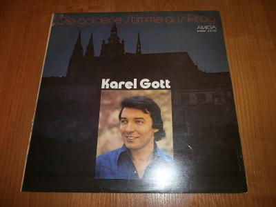 LP KAREL GOTT : Die goldene Stimme aus Prag  /Amiga/