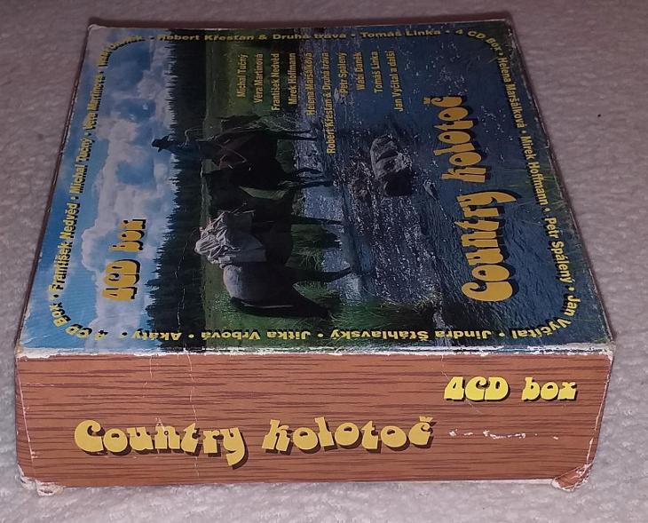 4 x CD Country kolotoč 4CD box - Hudba