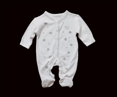 Sloníkový overálek pro předčasně narozené miminko 100% bavlna