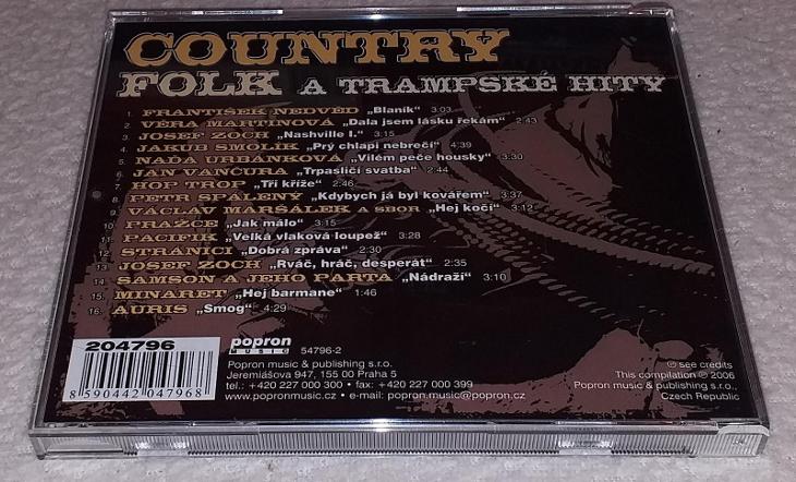 CD Country, folk a trampské hity