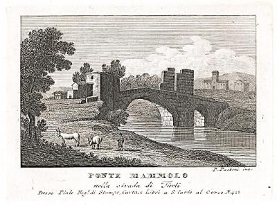 Roma Ponte Mammolo, Parboni, mědiryt, 1820