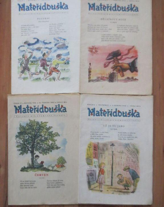 9 x Mateřídouška - 1949 - 1953